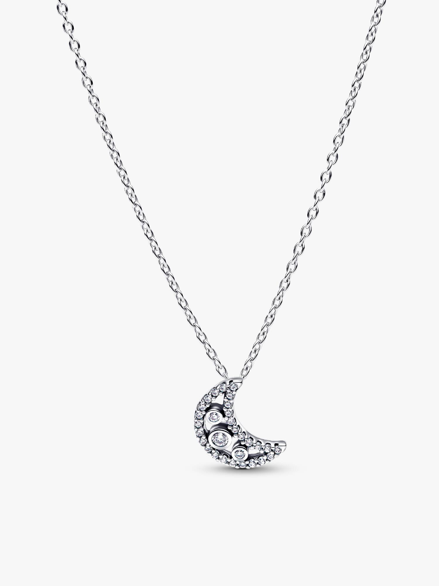 Crescent Moon Pendant Necklace