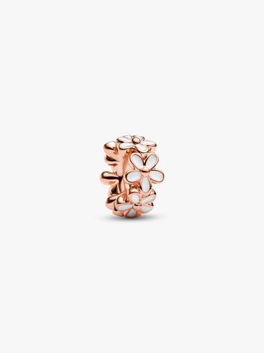 White Daisy Flower Spacer Charm