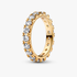 Sparkling Gold Plated Row Eternity Ring Sparkling Gold Plated Row Eternity Ring