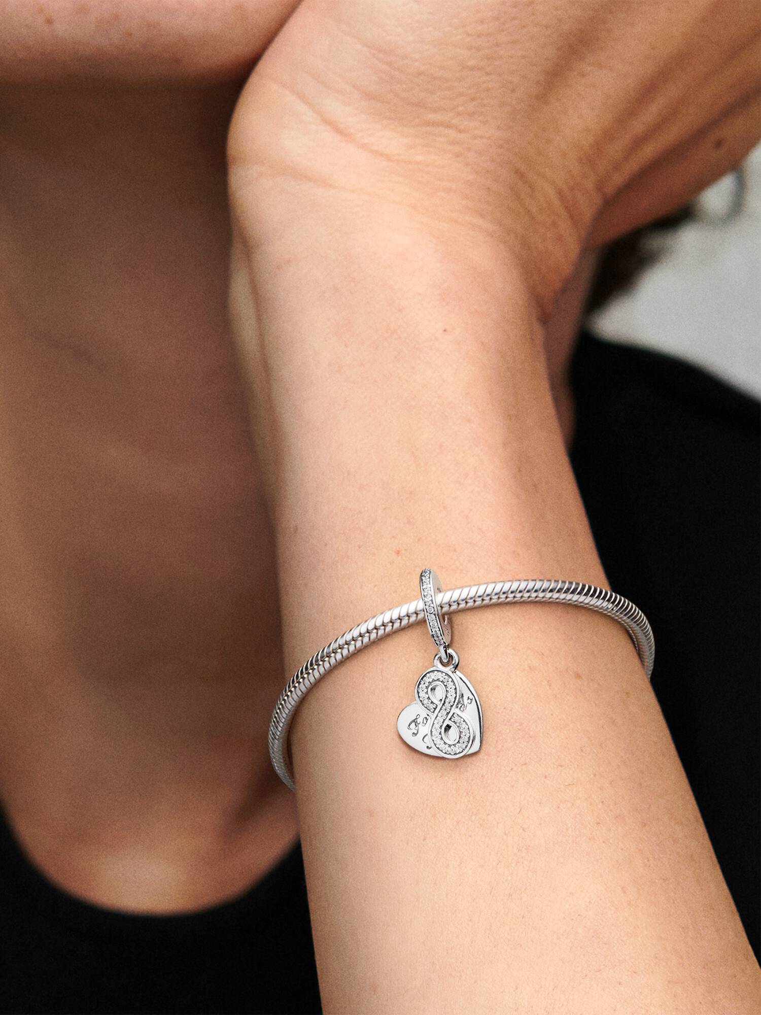 Forever Friends Heart Dangle Charm