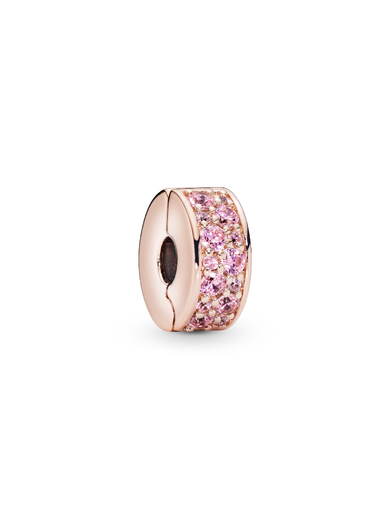 Pink Pavé Clip