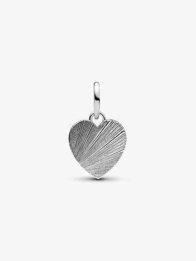 Engravable Red Heart Dangle Charm