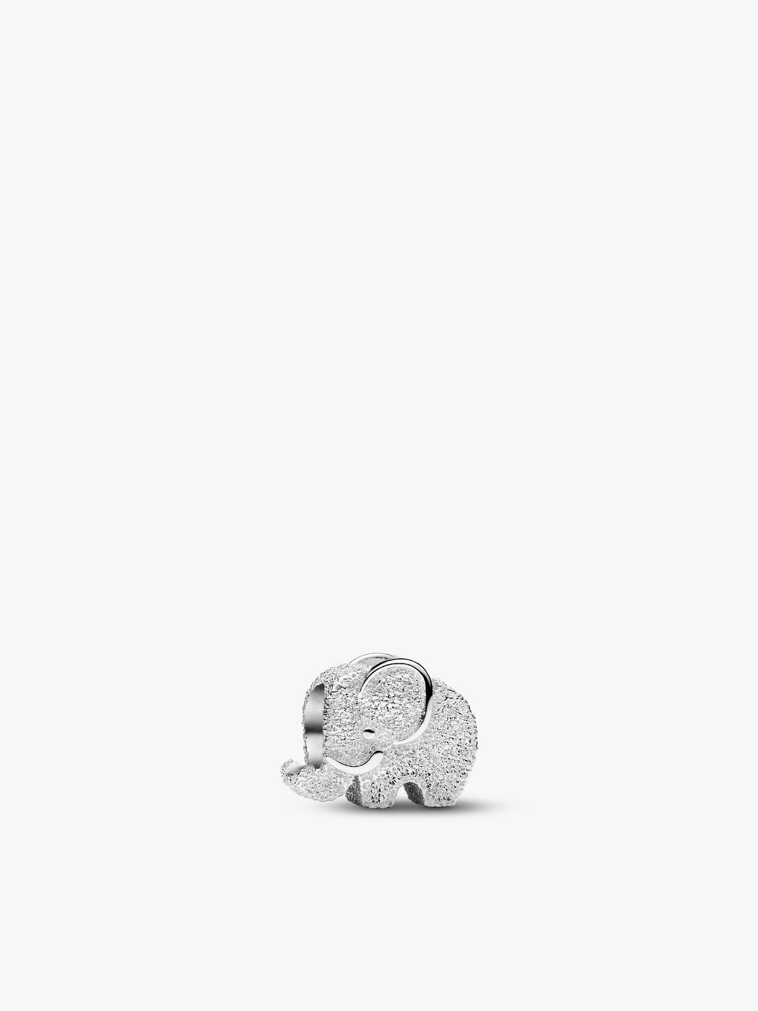 Textured Elephant Mini Charm