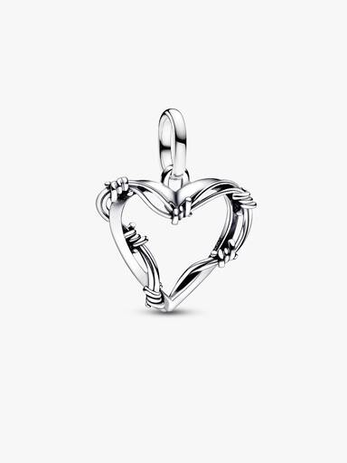 Wire Heart Medallion Charm