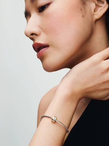 Clear Sparkling Row Clip