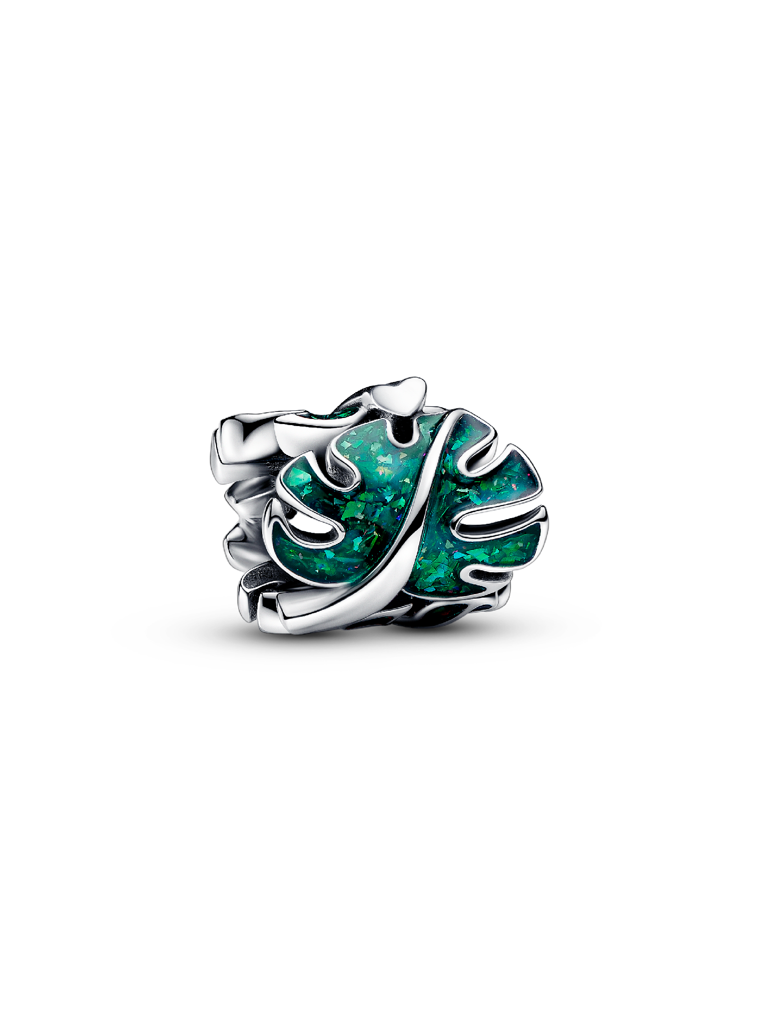 Green Monstera Leaves Charm