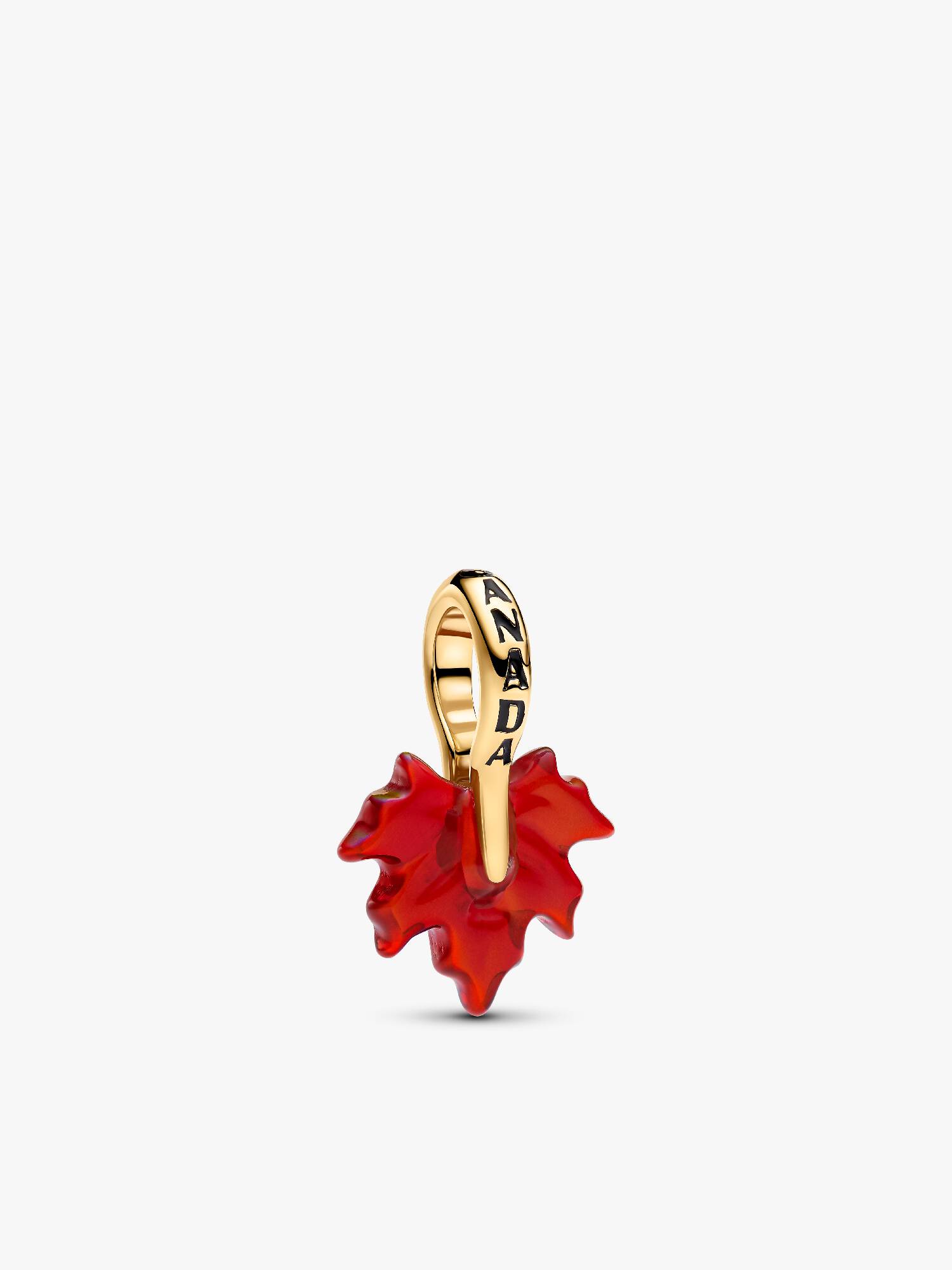 Red Maple Leaf Dangle Charm