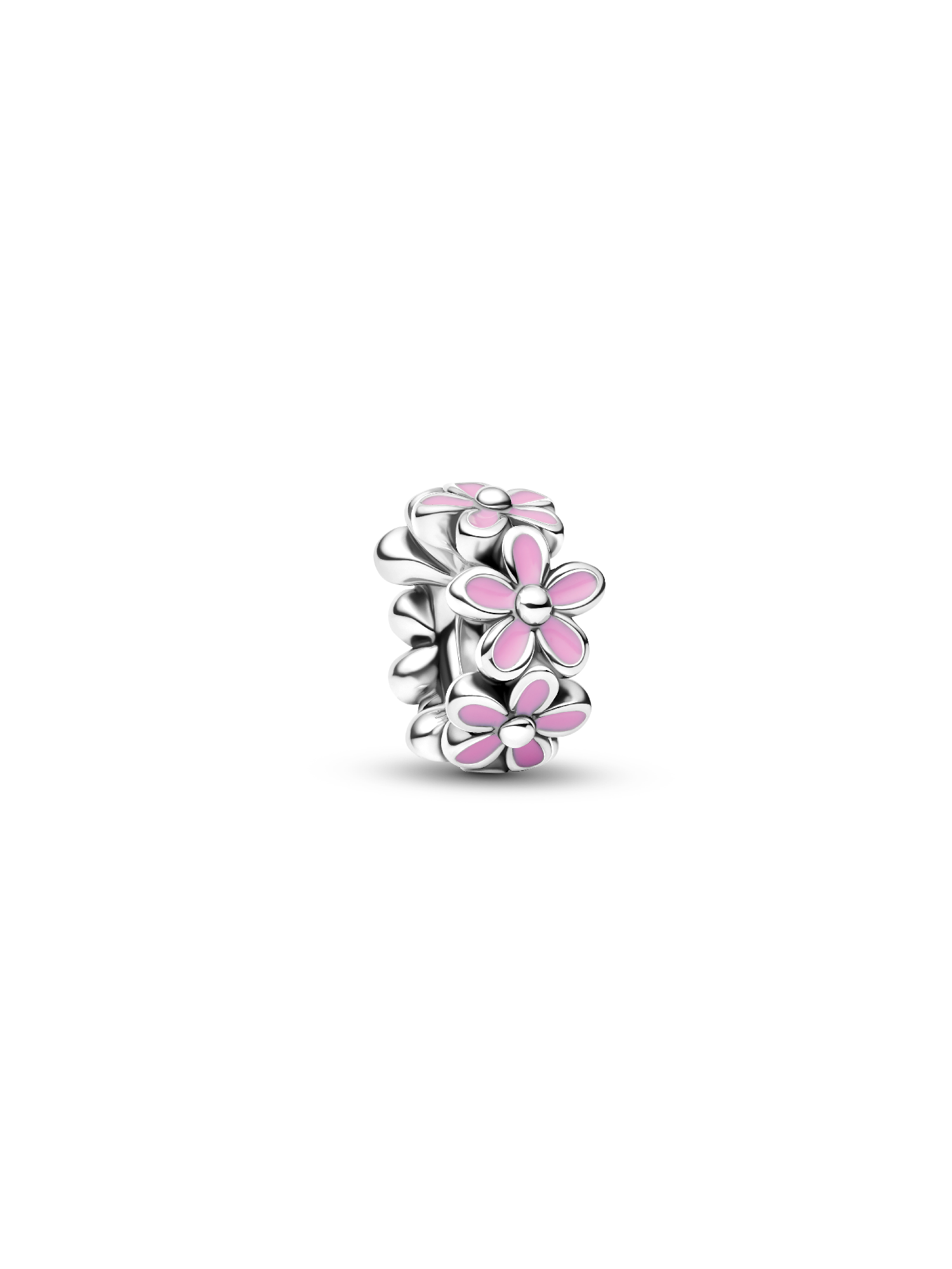 Pink Daisy Spacer Charm
