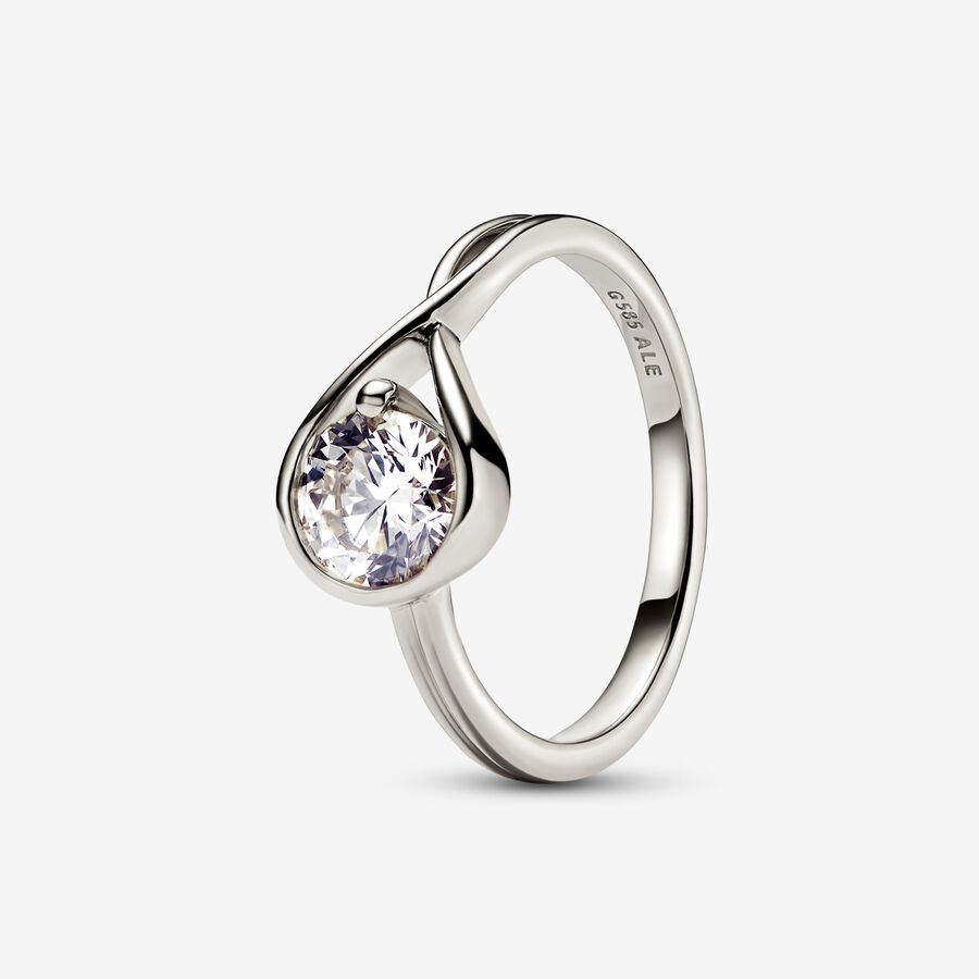 White gold Engagement Rings for Women | Pandora AU