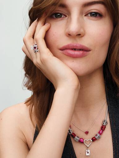 Sparkling Levelled Heart Charm
