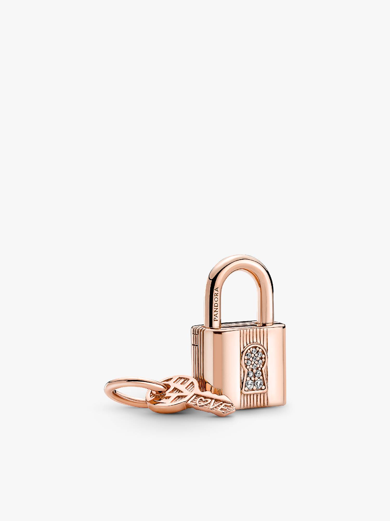 Padlock & Key Dangle Charm