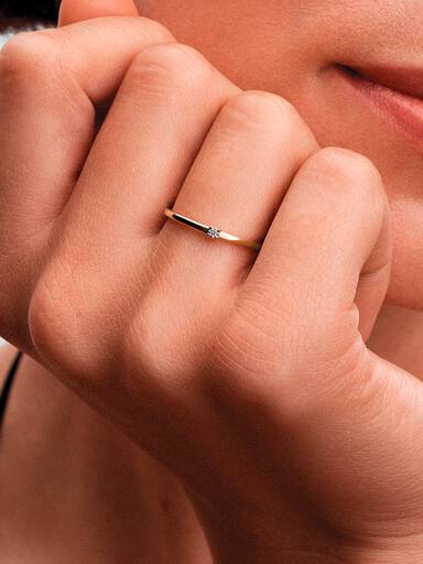 Pandora Era Lab-Grown Diamond Single Stone Ring