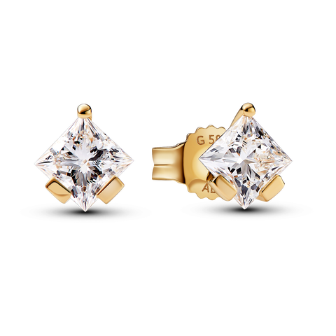 Pandora Nova 14k Gold Lab-grown Diamond Earrings