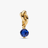 September Crystal Birthstone Eternity Circle Dangle Charm September Crystal Birthstone Eternity Circle Dangle Charm