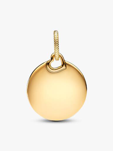 Engravable Round Tag Dangle Charm