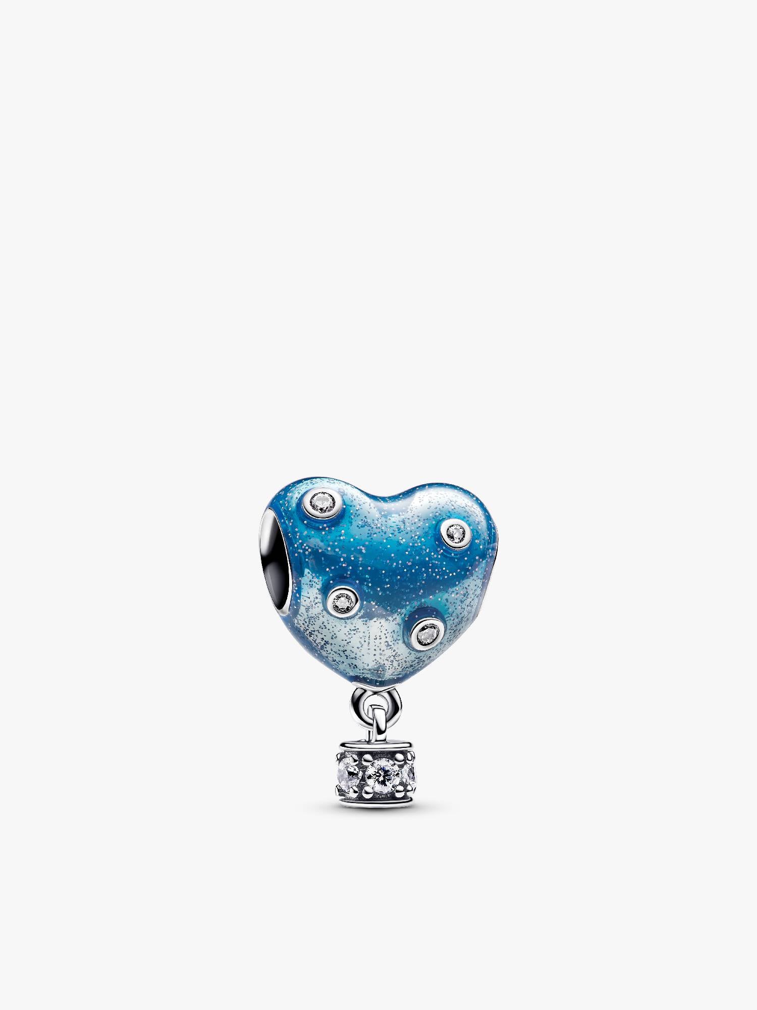 Hot Air Balloon Heart Charm