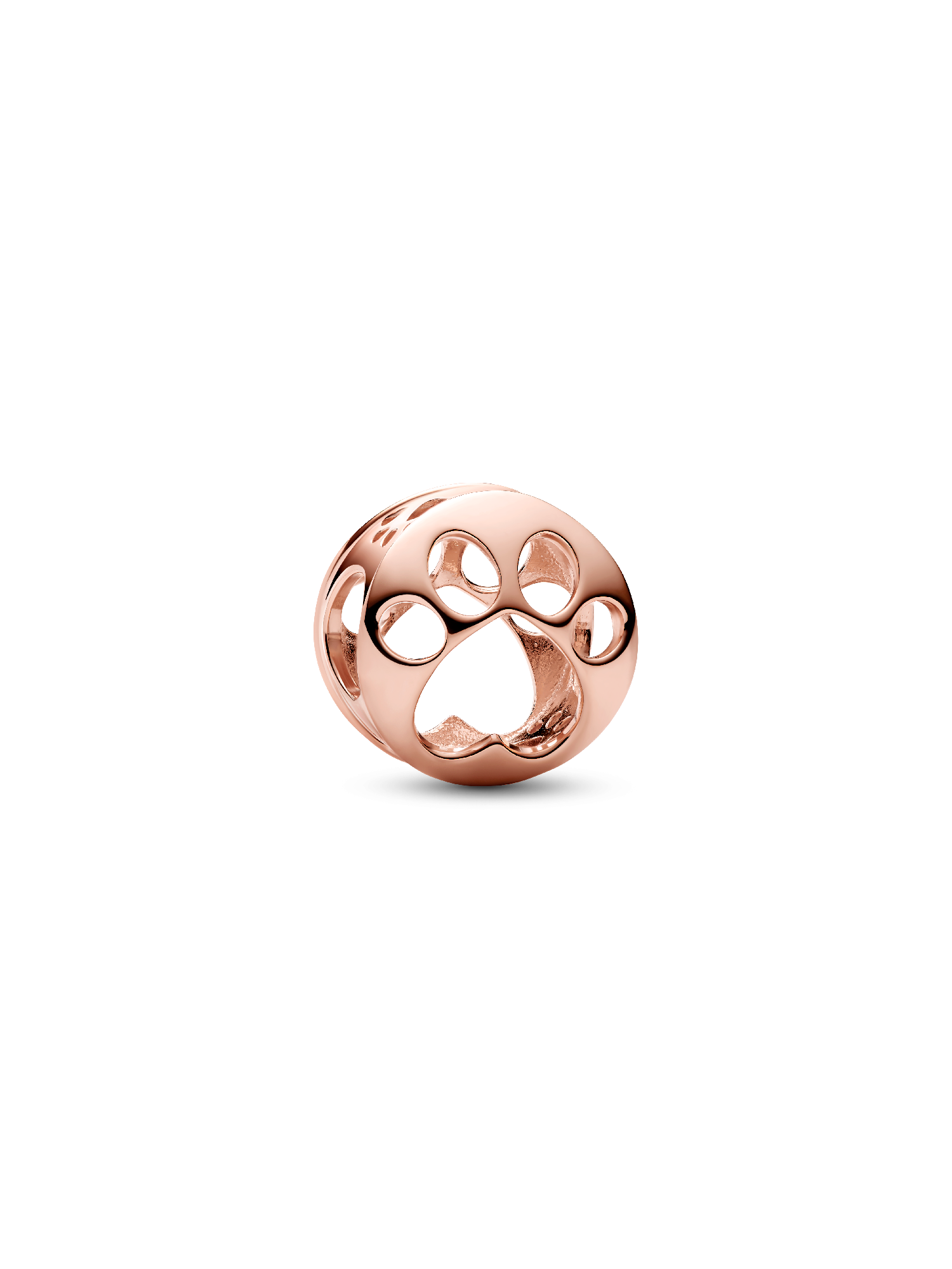 Openwork Paw Print Charm