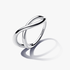 Organically Shaped Infinity Ring Organically Shaped Infinity Ring