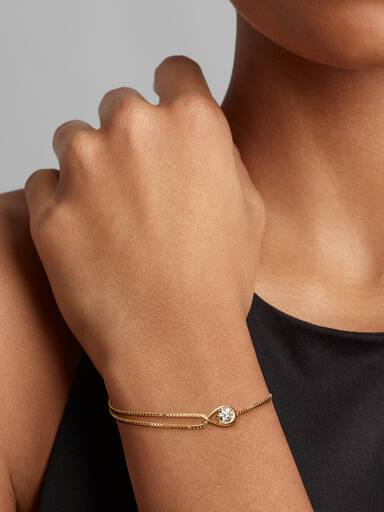 Pandora Infinite Lab-Grown Diamond Double Chain Bracelet
