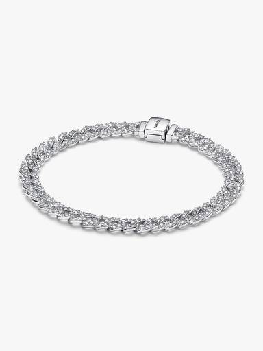 Pavé Cuban Chain Bracelet