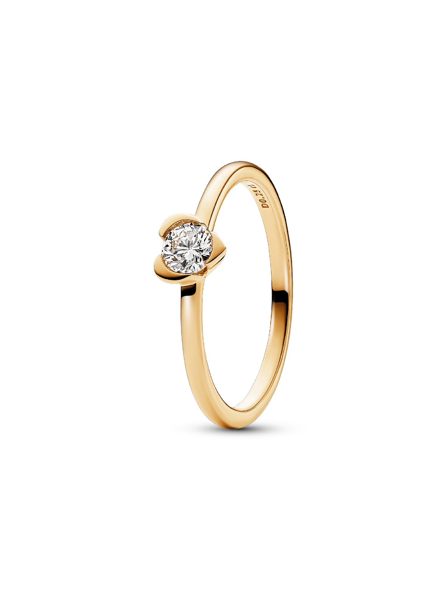 Lab-Grown Diamond Heart Ring