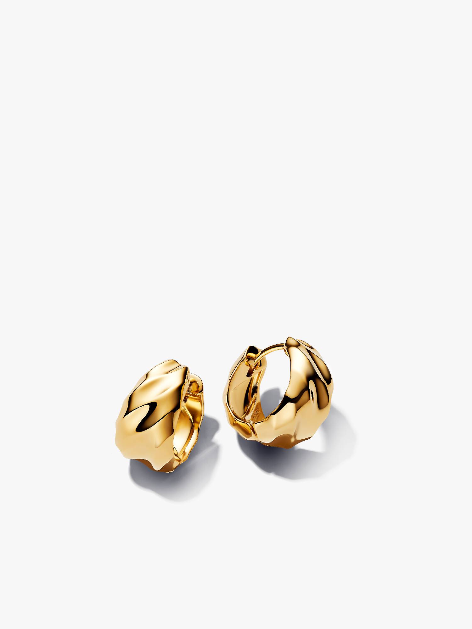 Rippled Hoop Earrings