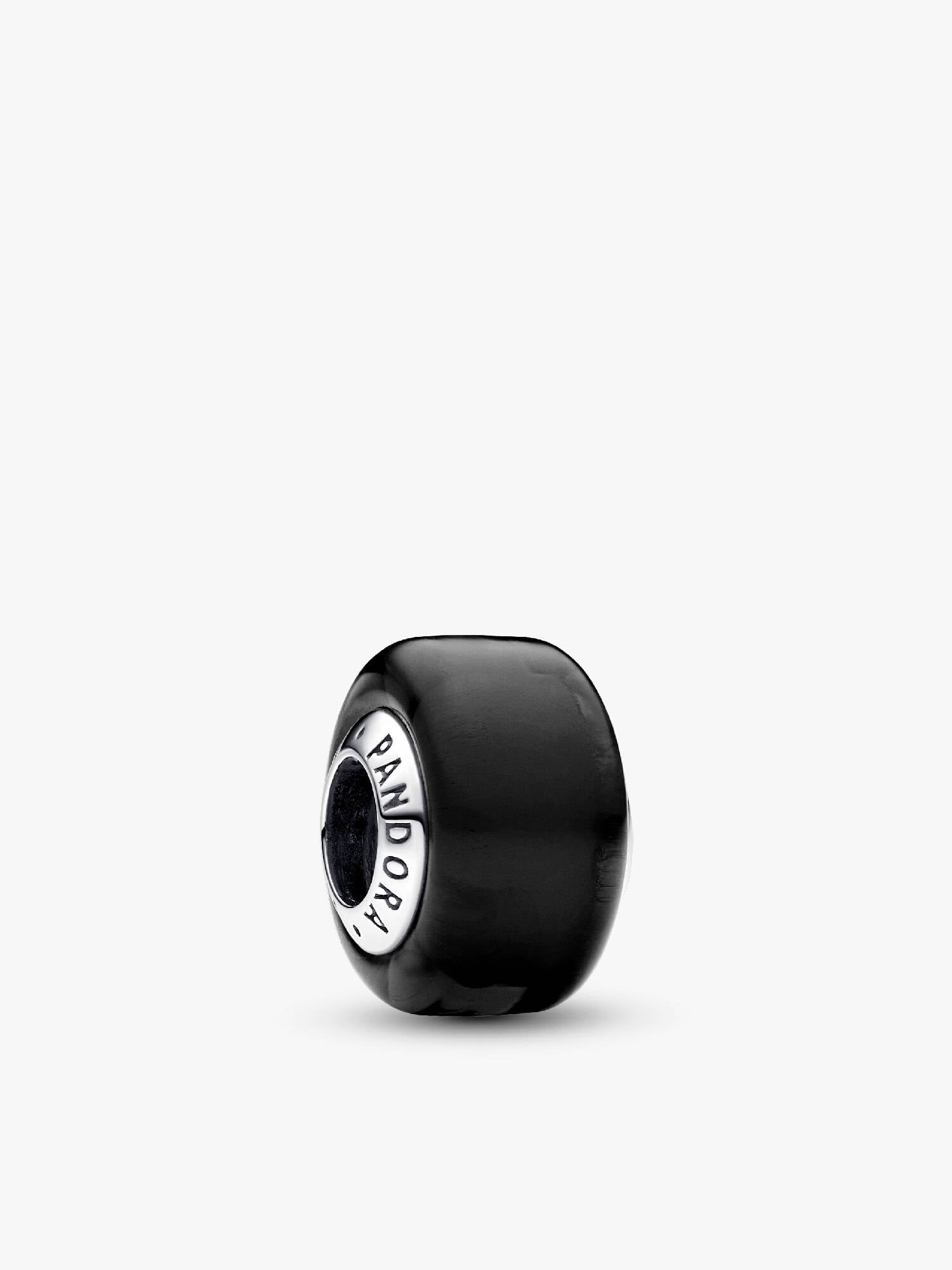 Black Mini Murano Glass Charm