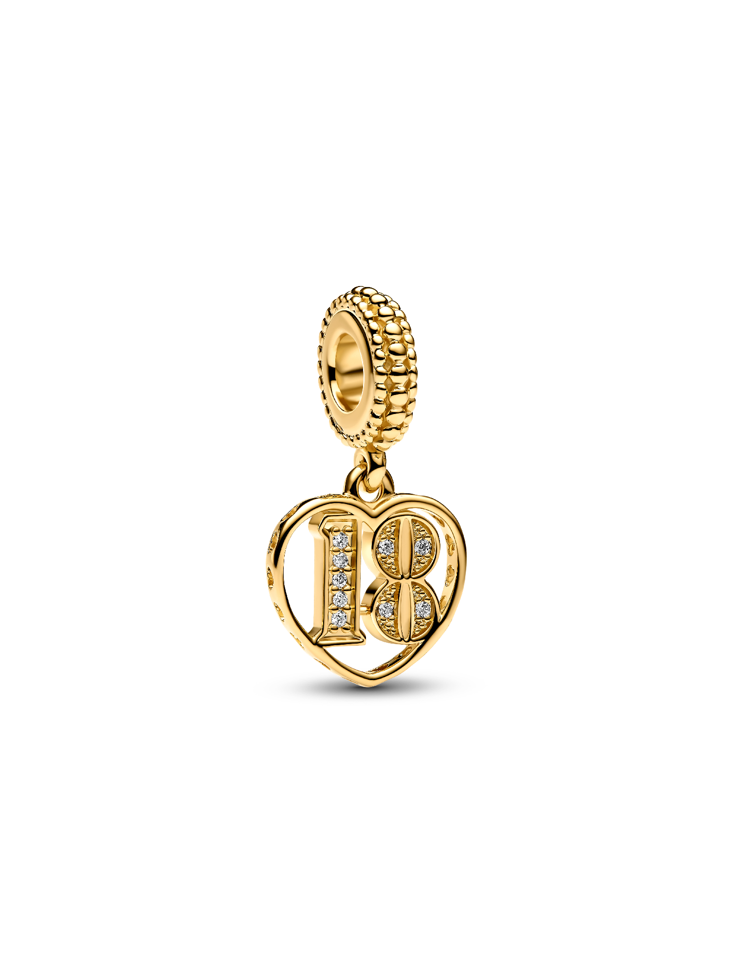 18th Celebration Dangle Charm