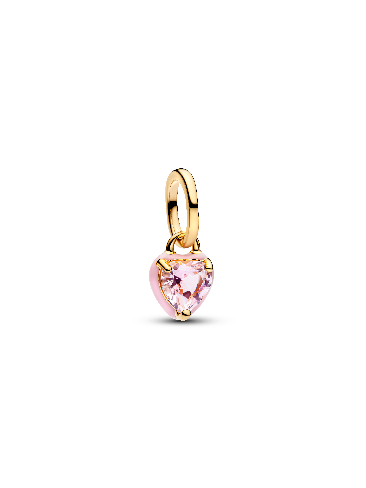 Pink Chakra Heart Mini Dangle Charm