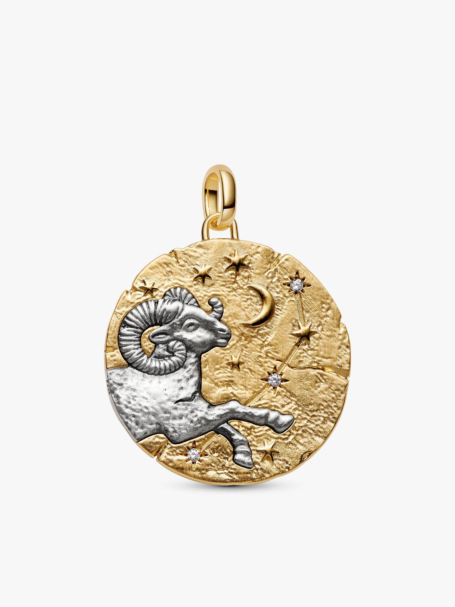 Aries Zodiac Oversized Talisman Charm