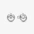 Sparkling Round Halo Stud Earrings Sparkling Round Halo Stud Earrings