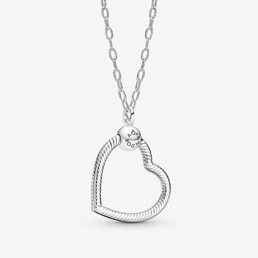Heart O Pendant Necklace Set image number 0