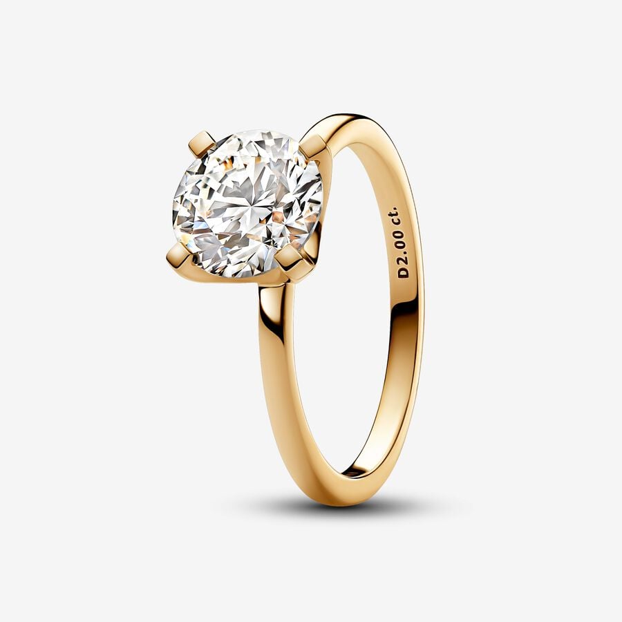Pandora Era 14k Gold Lab-grown Diamond Ring image number 0