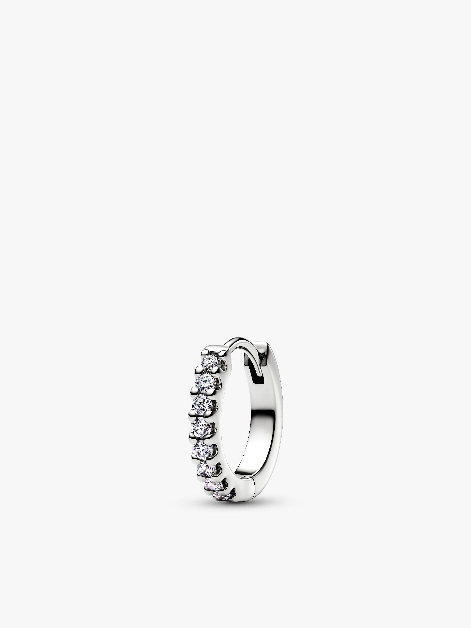 Pandora Era Lab-Grown Diamond Pavé Single Hoop Earring